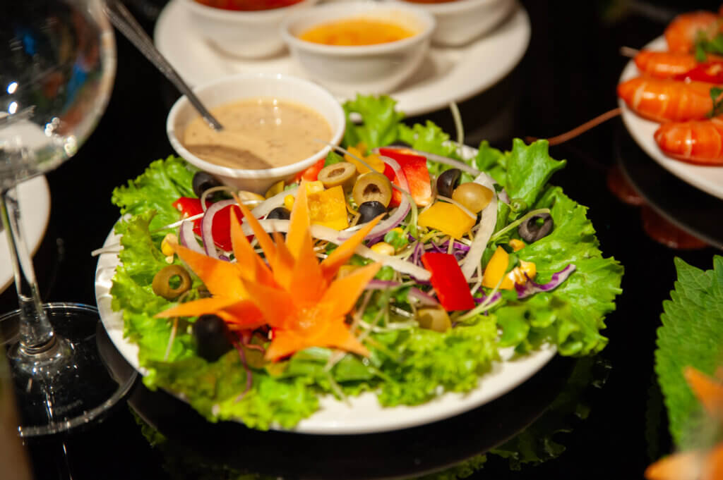 Salad rau vườn Đà Lạt